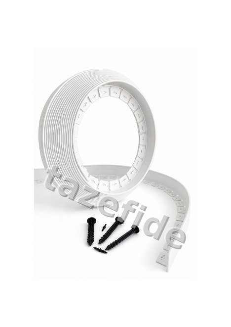 Siyah Neon Led Takılabilir Plastik Çim Sınırlayıcı 25 m